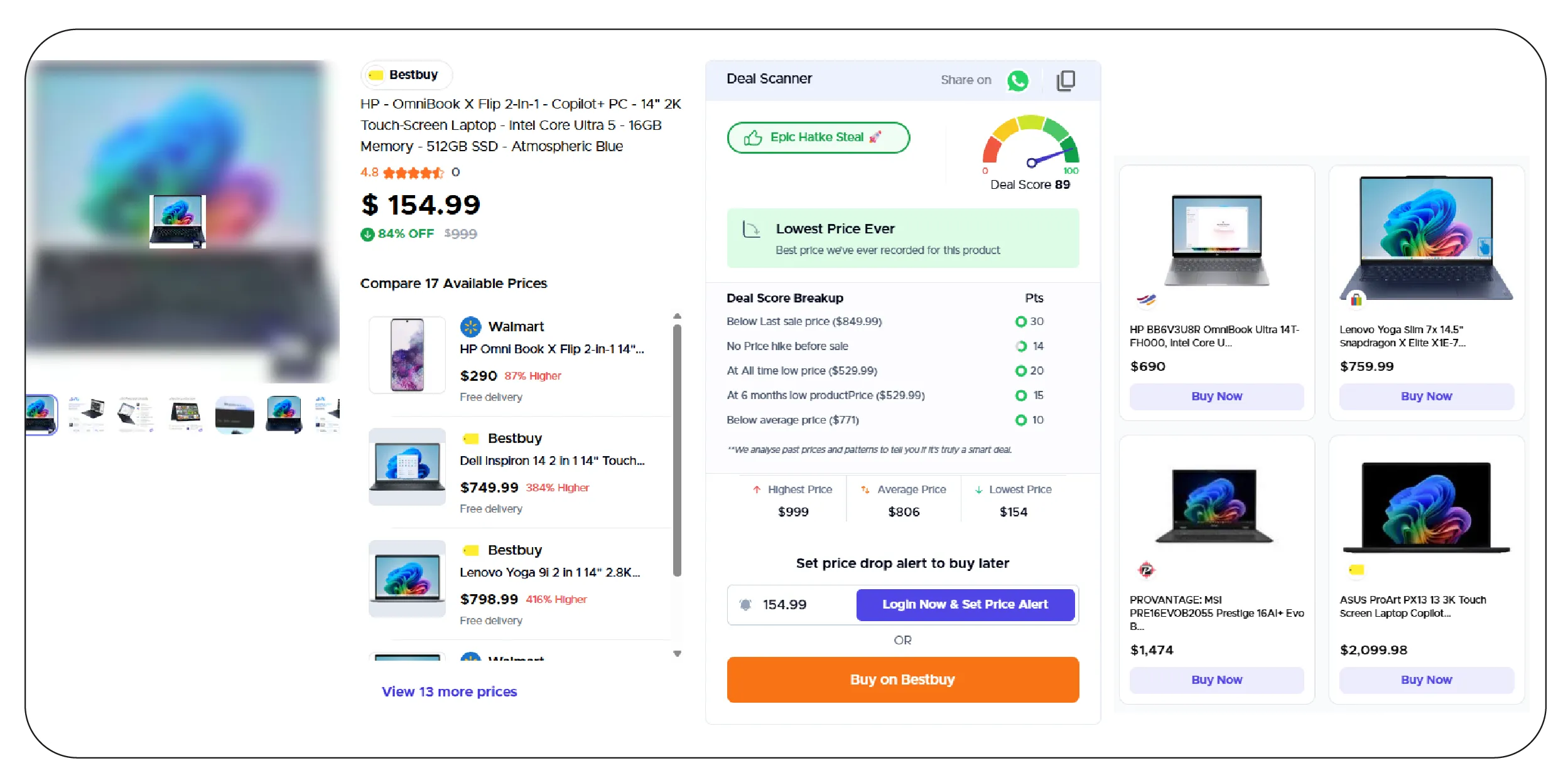 Challenges in Real-Time Price Tracking